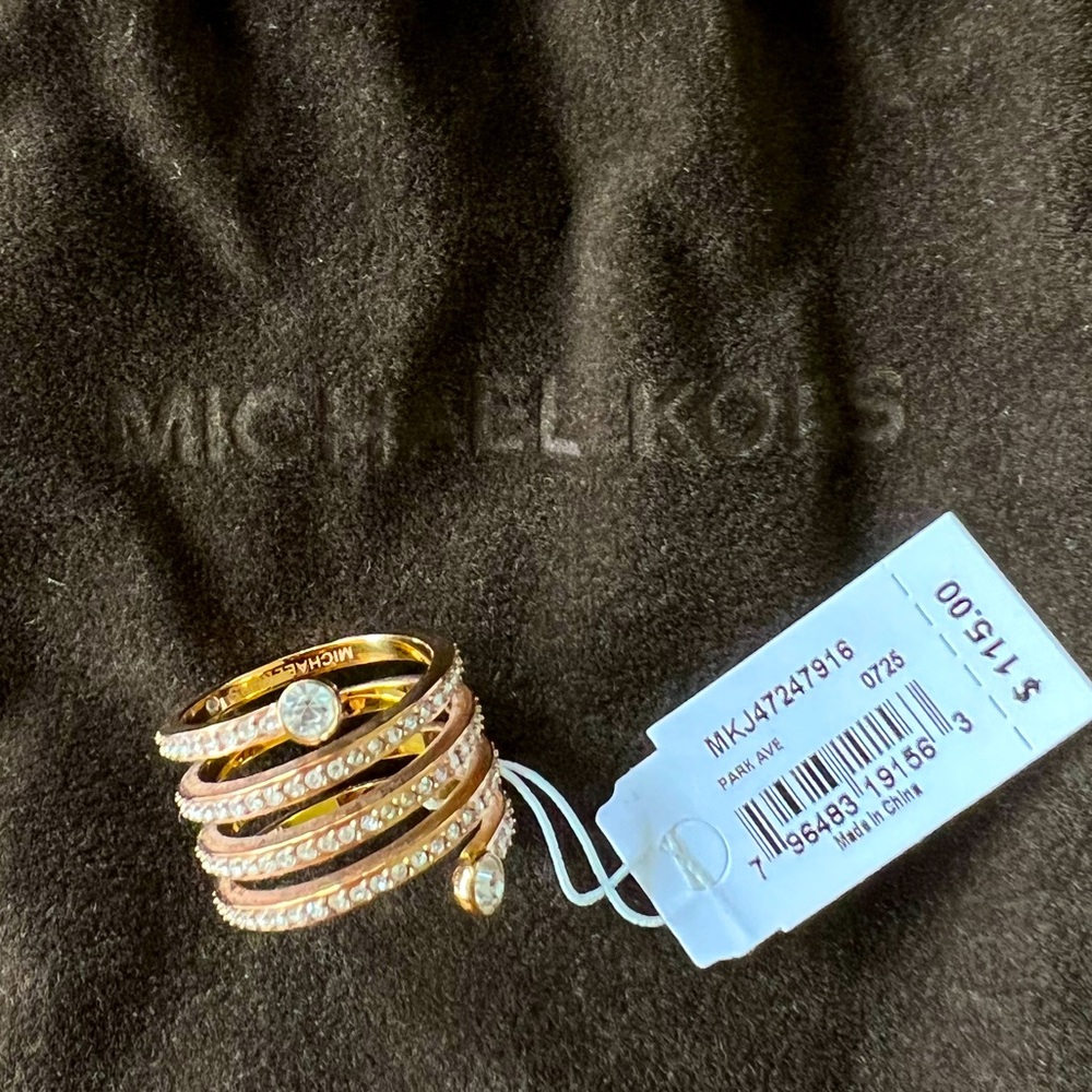 Michael Kors Rose Gold Ring Size 7